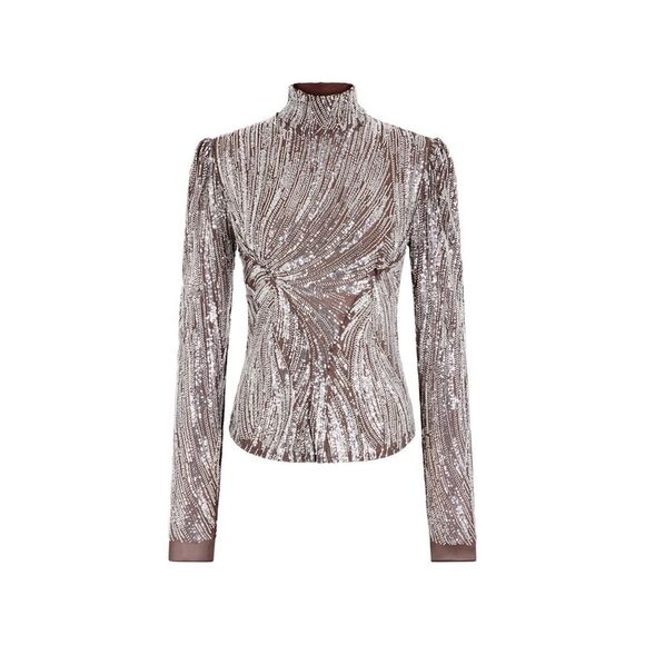 PACO RABANNE Sweaters - Rabanne Silver Tops - Blouses Women